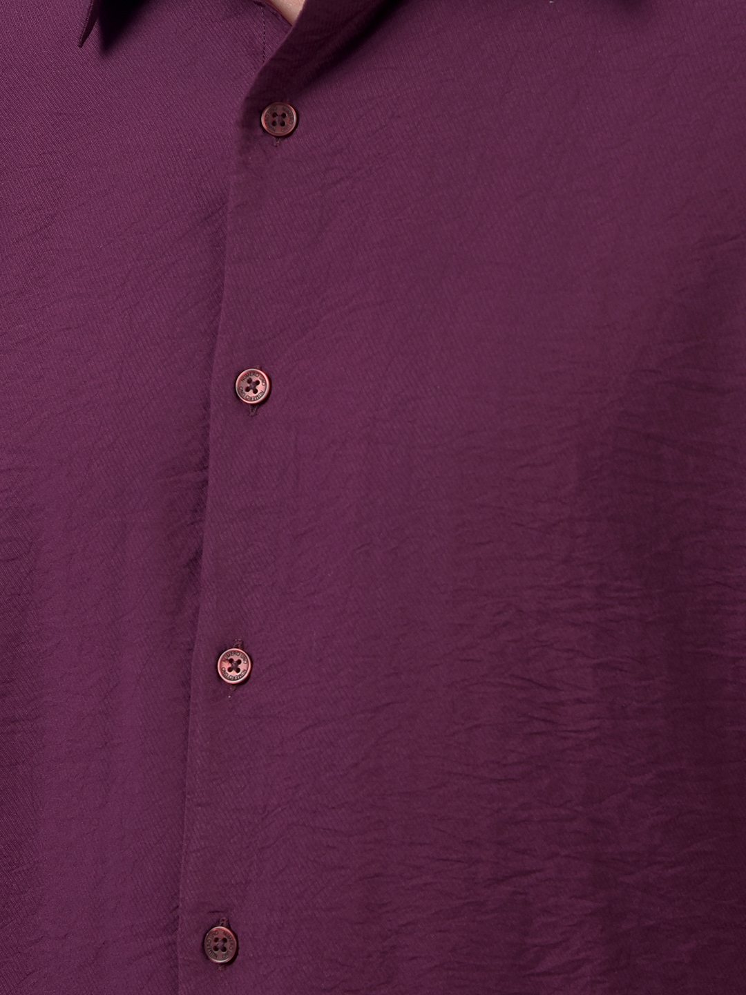 Numero Uno Men Maroon Textured Regular Fit Shirt